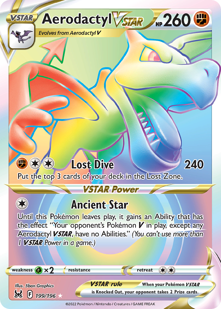Aerodactyl VSTAR 199 / 196