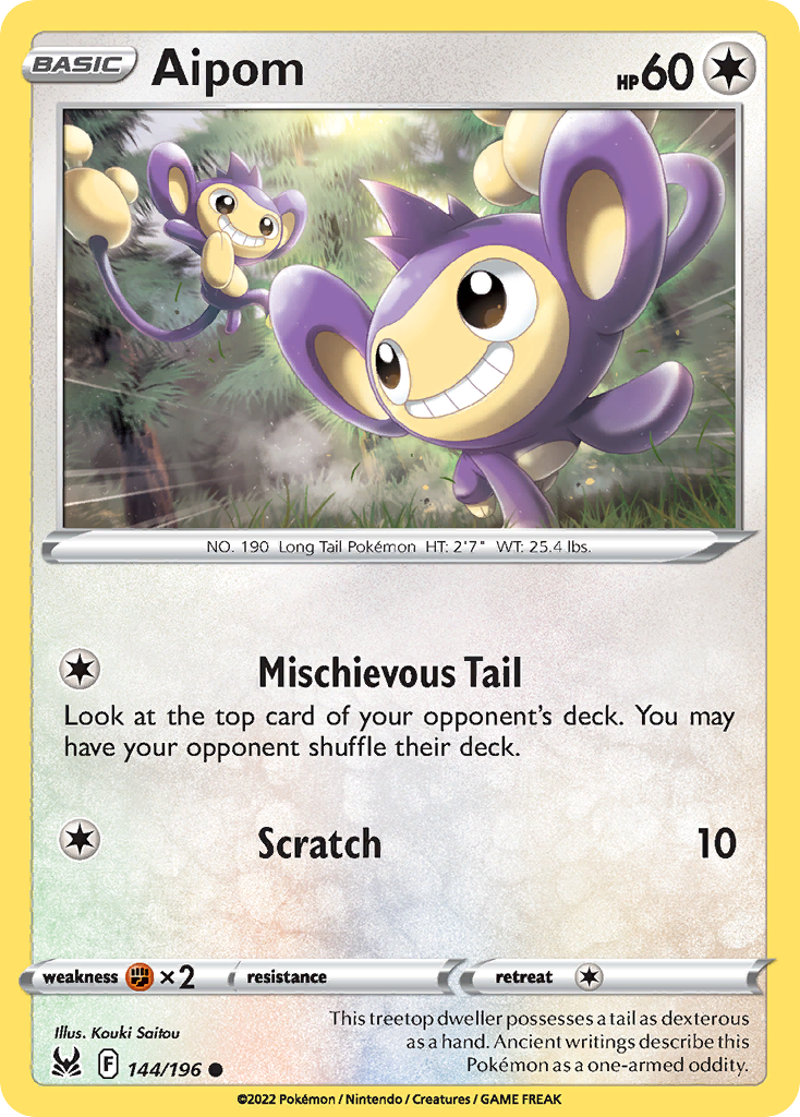 Aipom 144 / 196
