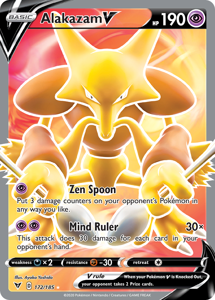 Alakazam V 172 / 185