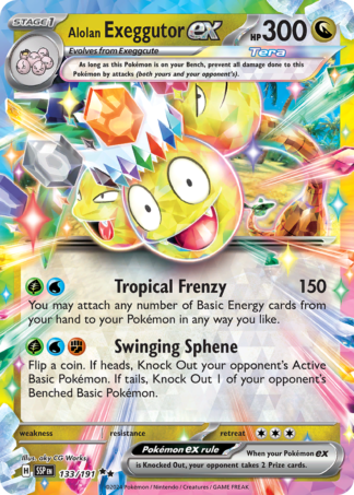 Alolan Exeggutor ex 133 / 191