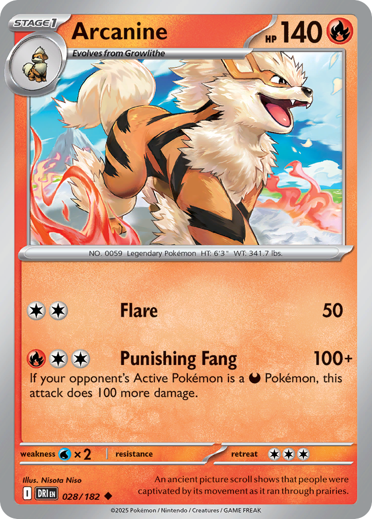 Arcanine 28 / 182