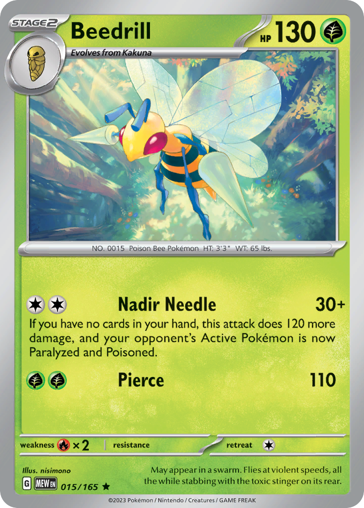 Beedrill 15 / 165