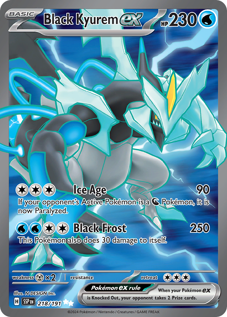 Black Kyurem ex 218 / 191