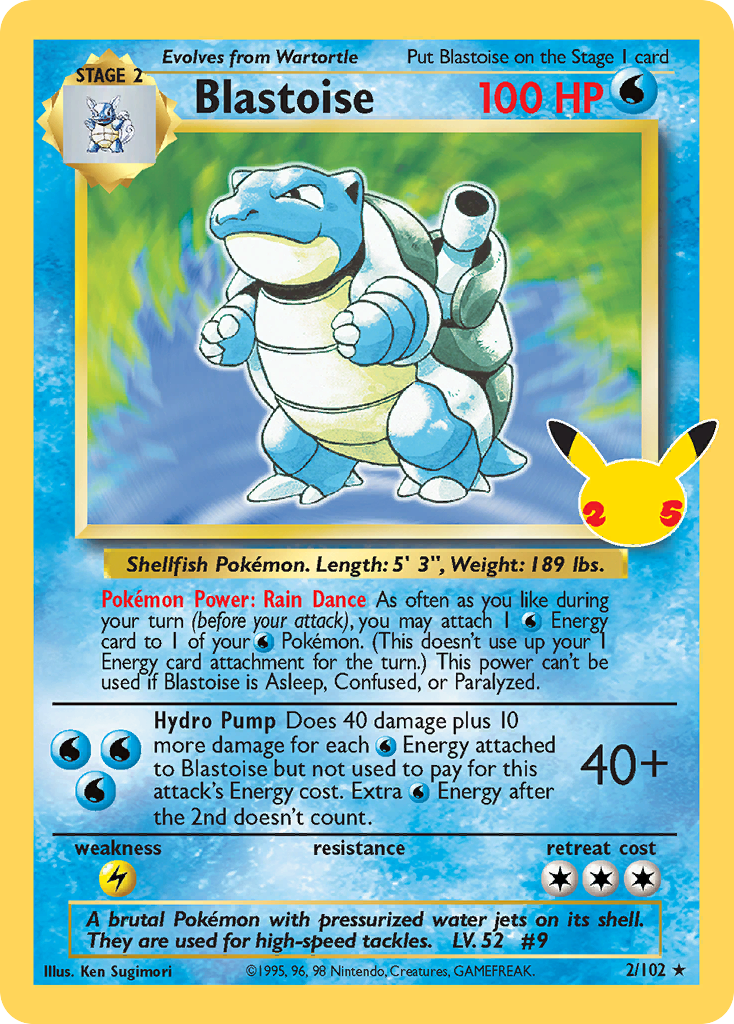 Blastoise 2 / 25
