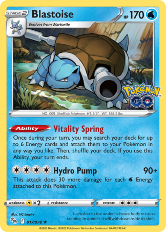 Blastoise 17 / 78