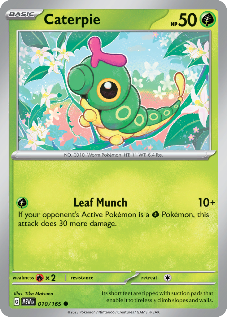 Caterpie 10 / 165