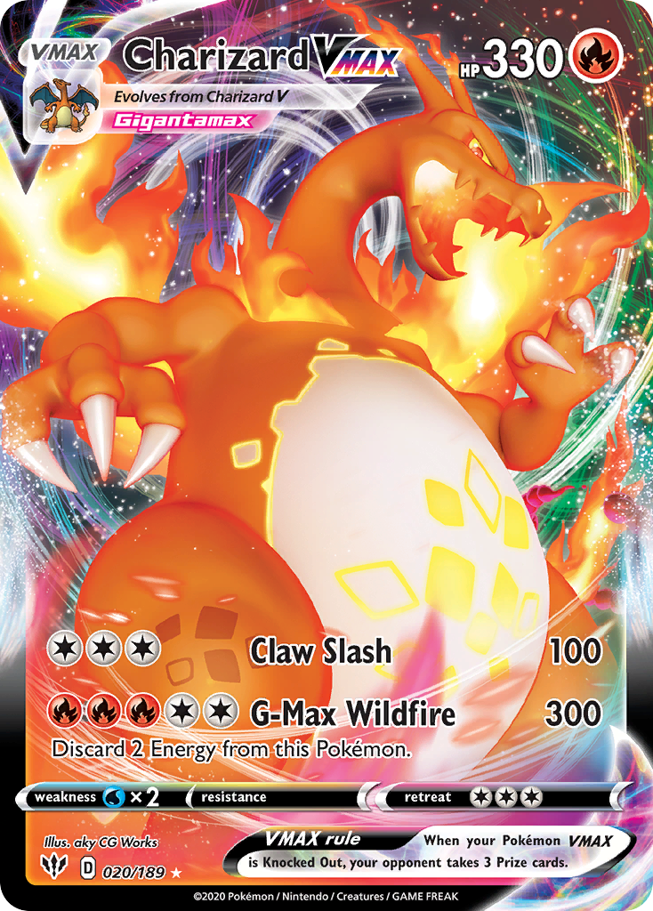Charizard VMAX 20 / 189
