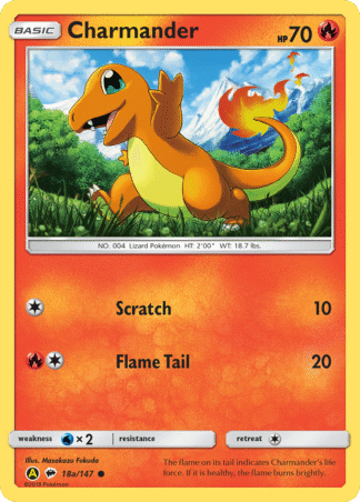 Charmander 18a / 147