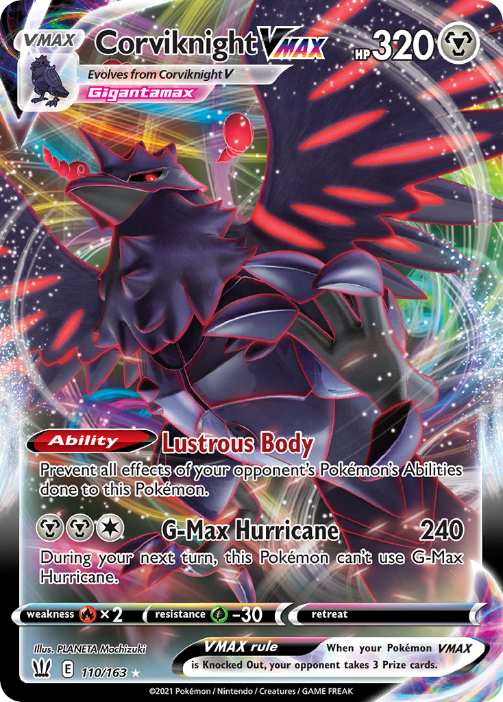 Corviknight VMAX 110 / 163