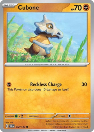 Cubone 72 / 142