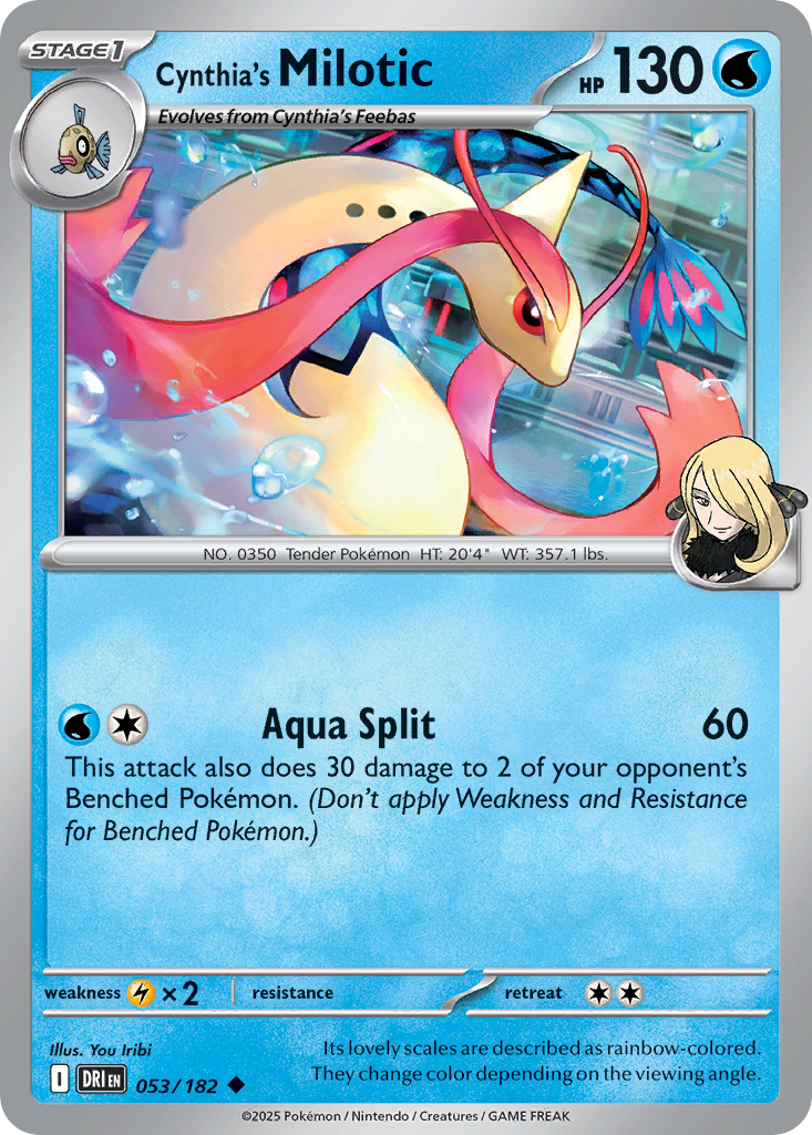Cynthia’s Milotic 53 / 182