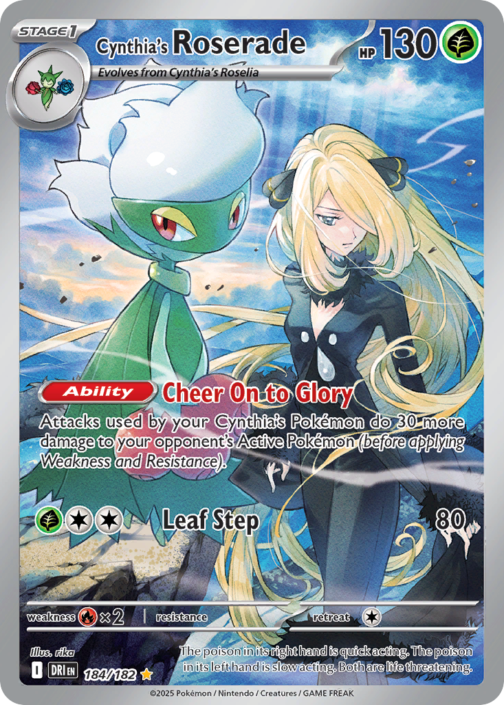 Cynthia's Roserade 184 / 182