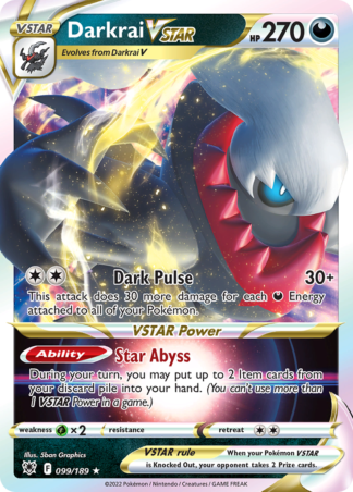 Darkrai VSTAR 99 / 189
