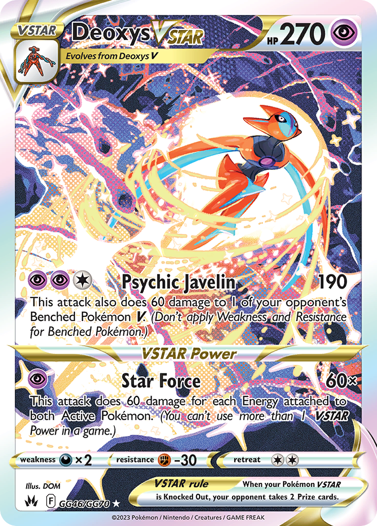 Deoxys VSTAR GG46 / 159