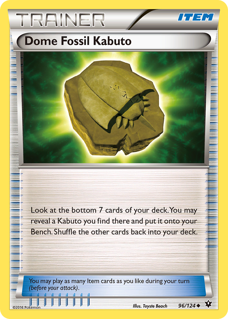Dome Fossil Kabuto 96 / 124