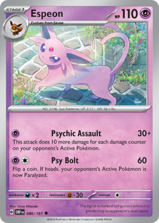 Espeon 86 / 197