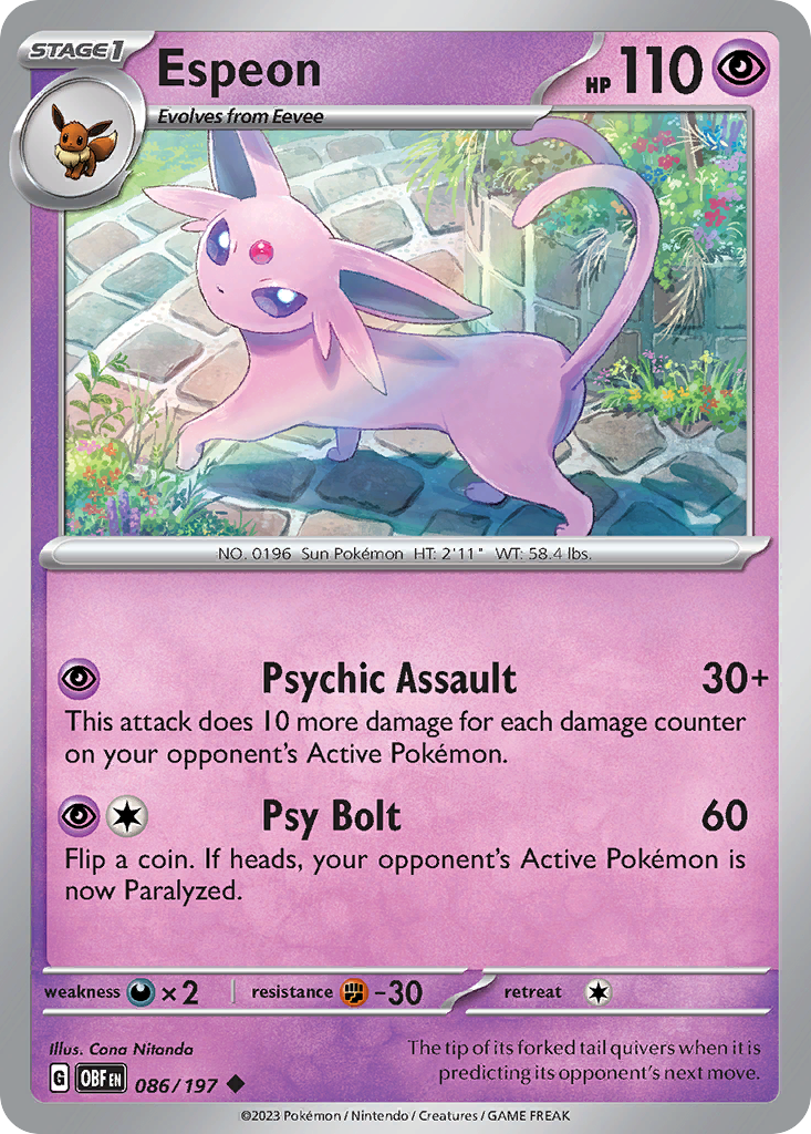 Espeon 86 / 197
