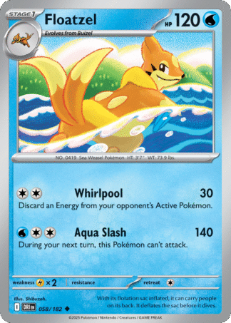 Floatzel 58 / 182