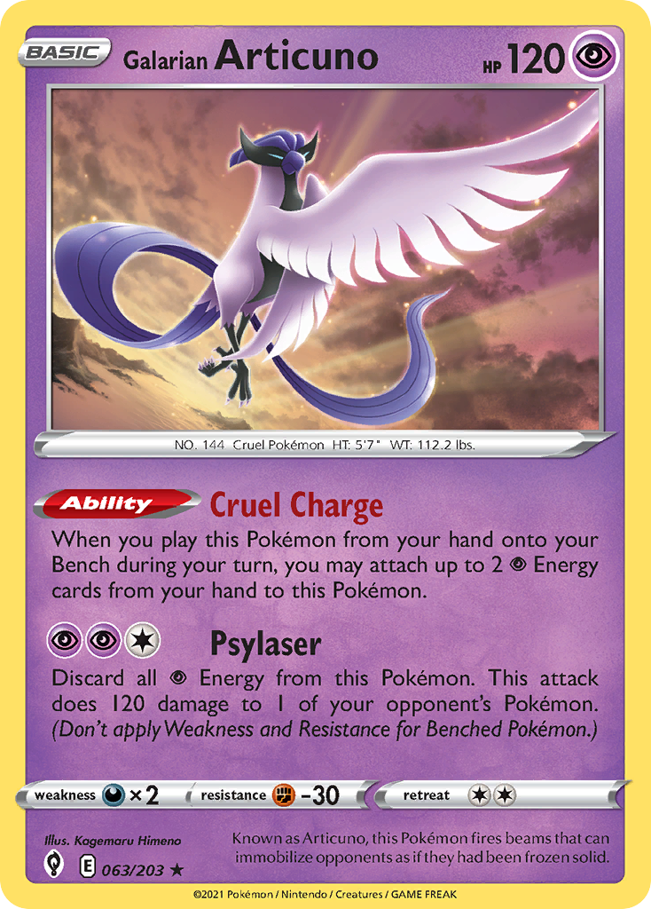 Galarian Articuno 63 / 203