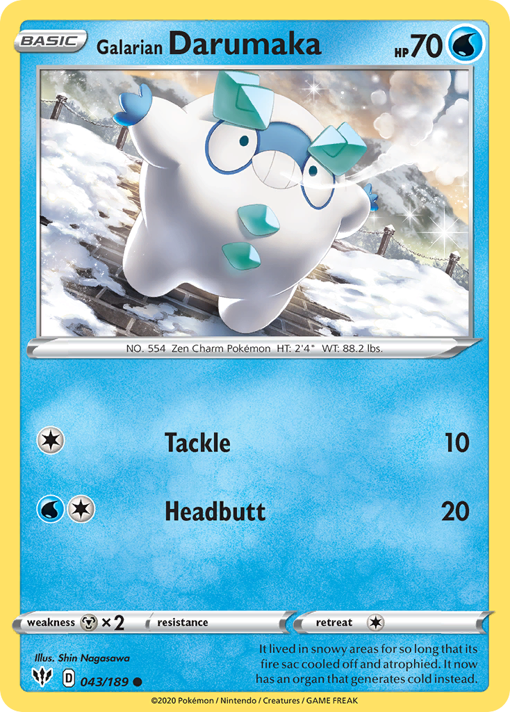 Galarian Darumaka 43 / 189