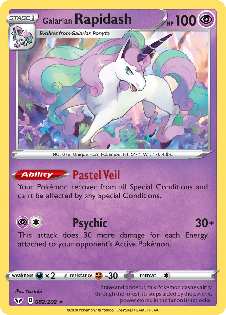 Galarian Rapidash 82 / 202