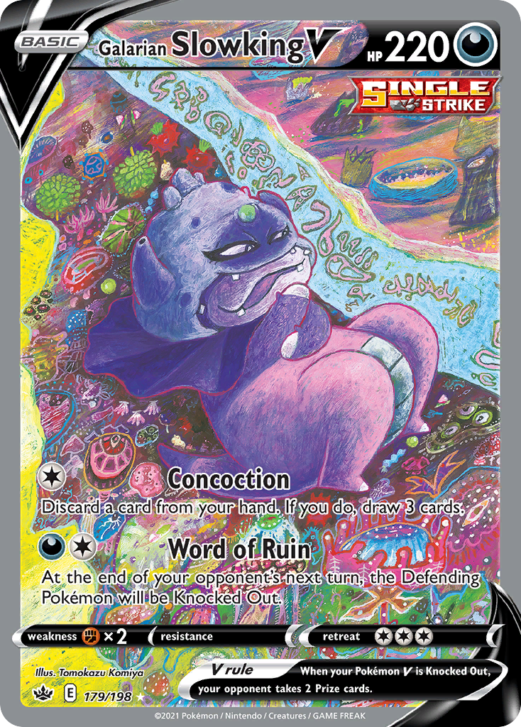 Galarian Slowking V 179 / 198