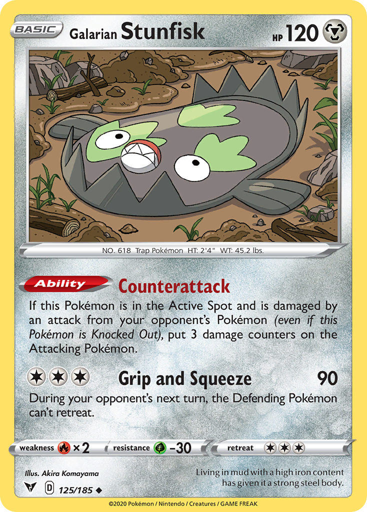 Galarian Stunfisk 125 / 185