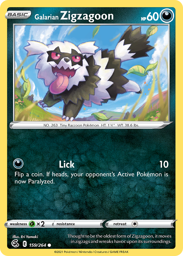 Galarian Zigzagoon 159 / 264