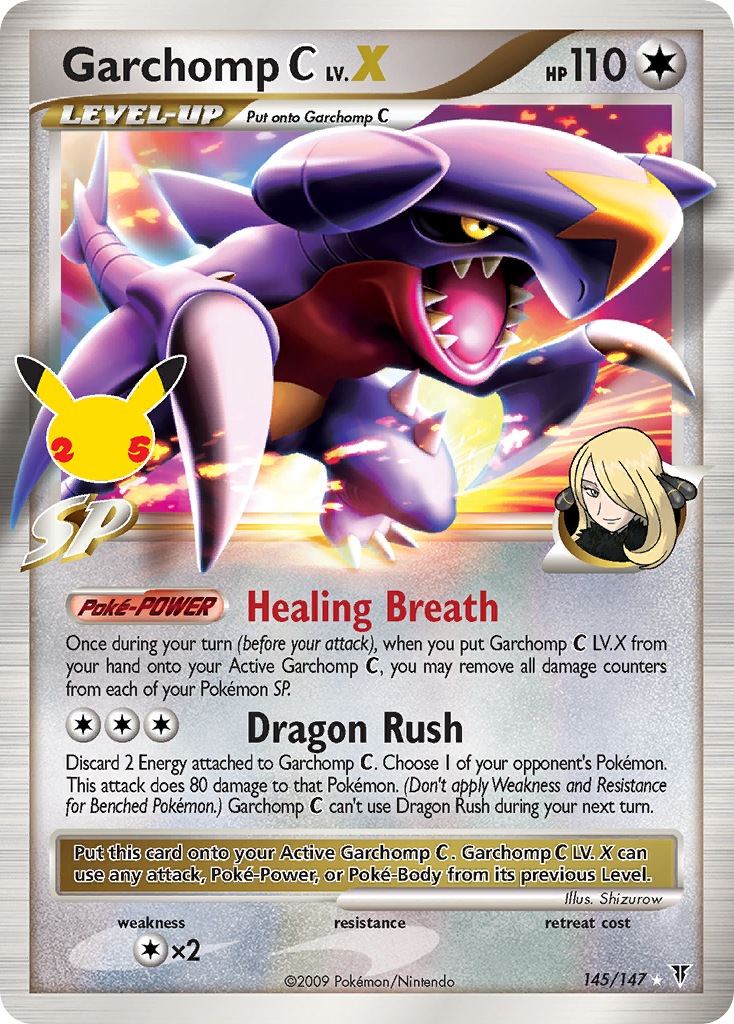 Garchomp C LV.X 145 / 25