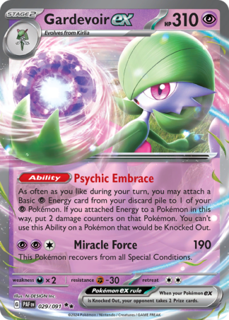 Gardevoir ex 29 / 91