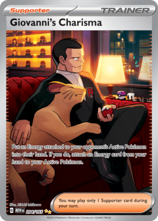 Giovanni's Charisma 204 / 165