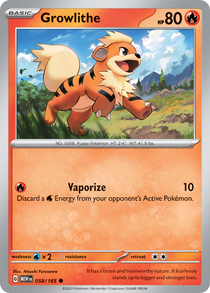Growlithe 58 / 165