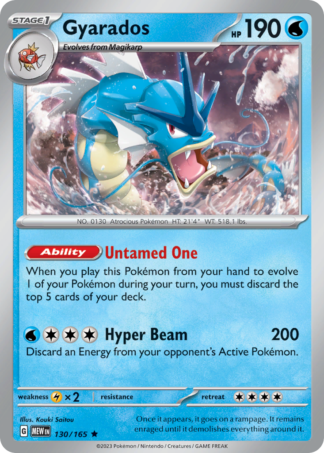 Gyarados 130 / 165