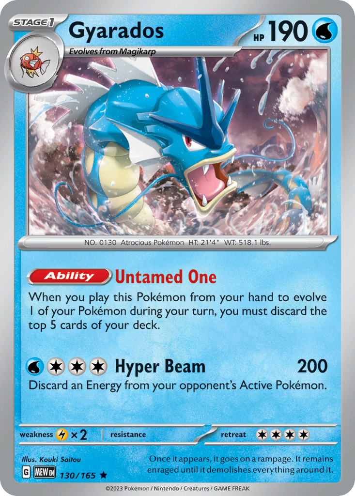 Gyarados 130 / 165