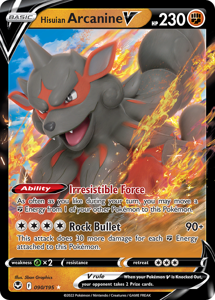Hisuian Arcanine V 90 / 195