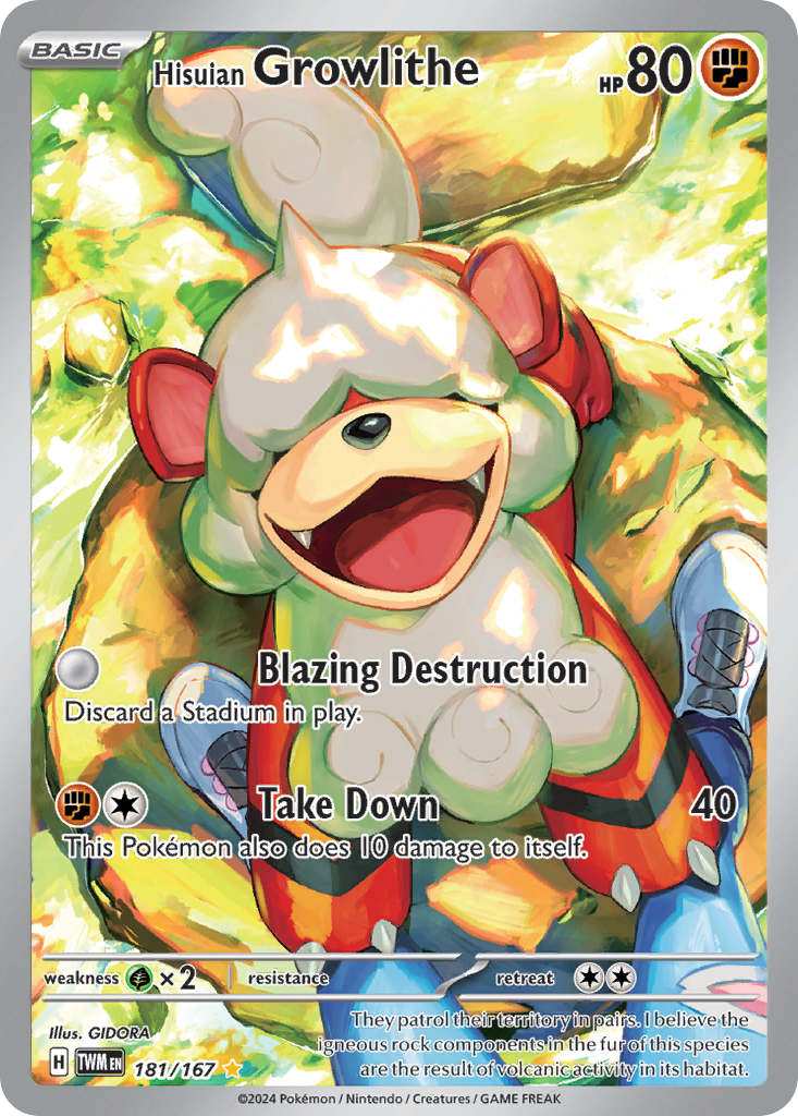 Hisuian Growlithe 181 / 167