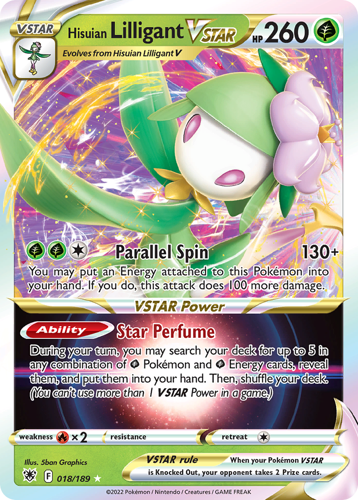 Hisuian Lilligant VSTAR 18 / 189