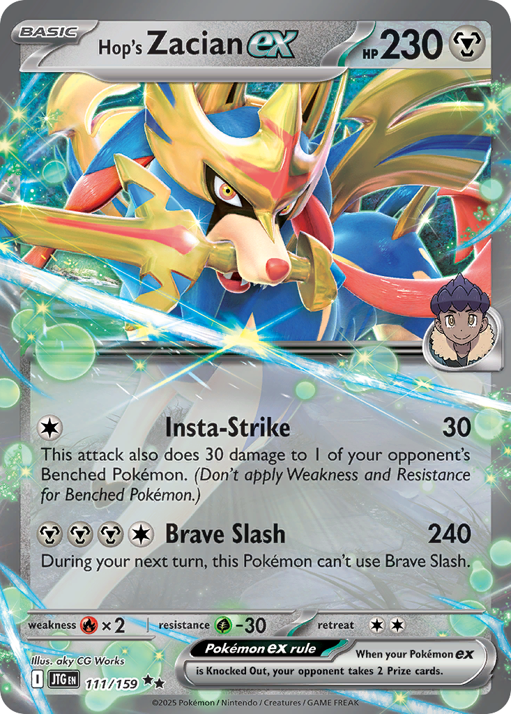 Hop's Zacian ex 111 / 159