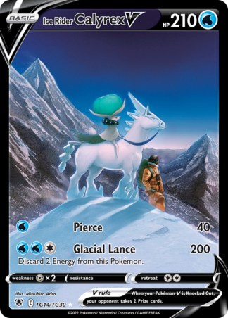 Ice Rider Calyrex V TG14 / 189