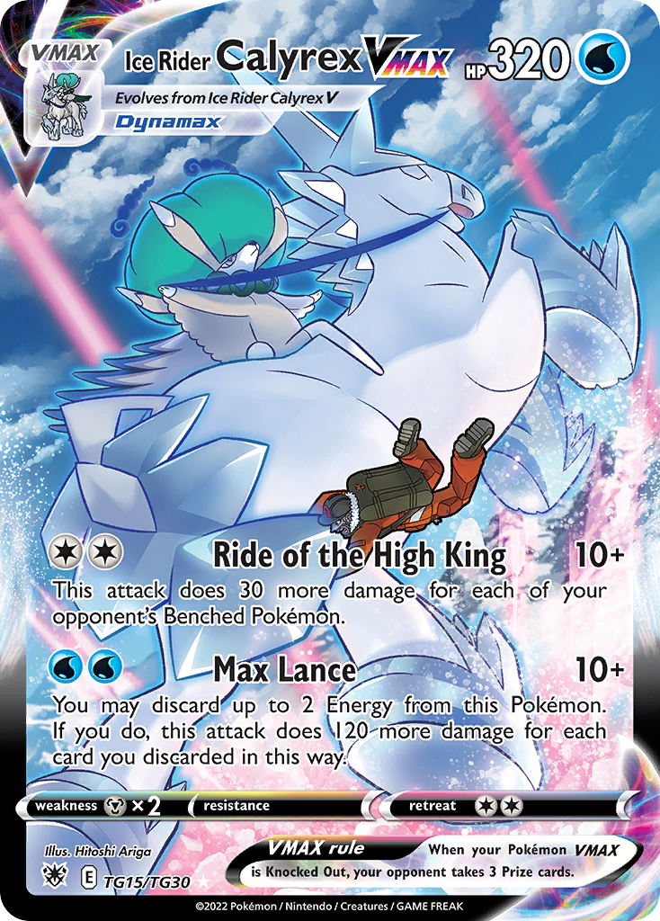 Ice Rider Calyrex VMAX TG15 / 189