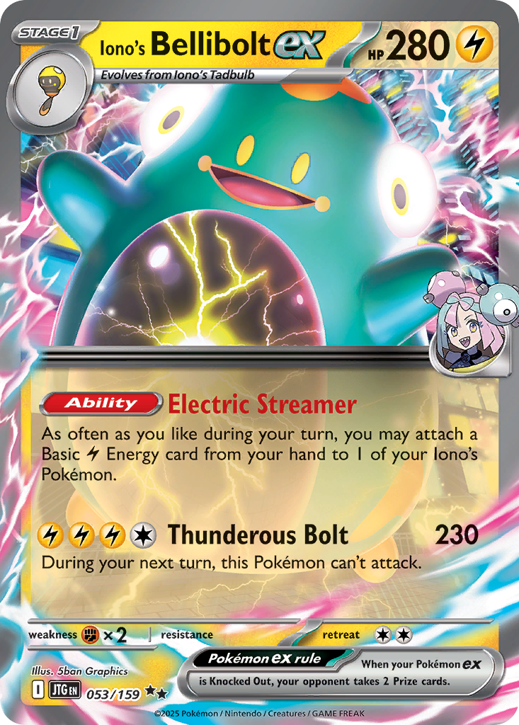 Iono's Bellibolt ex 53 / 159