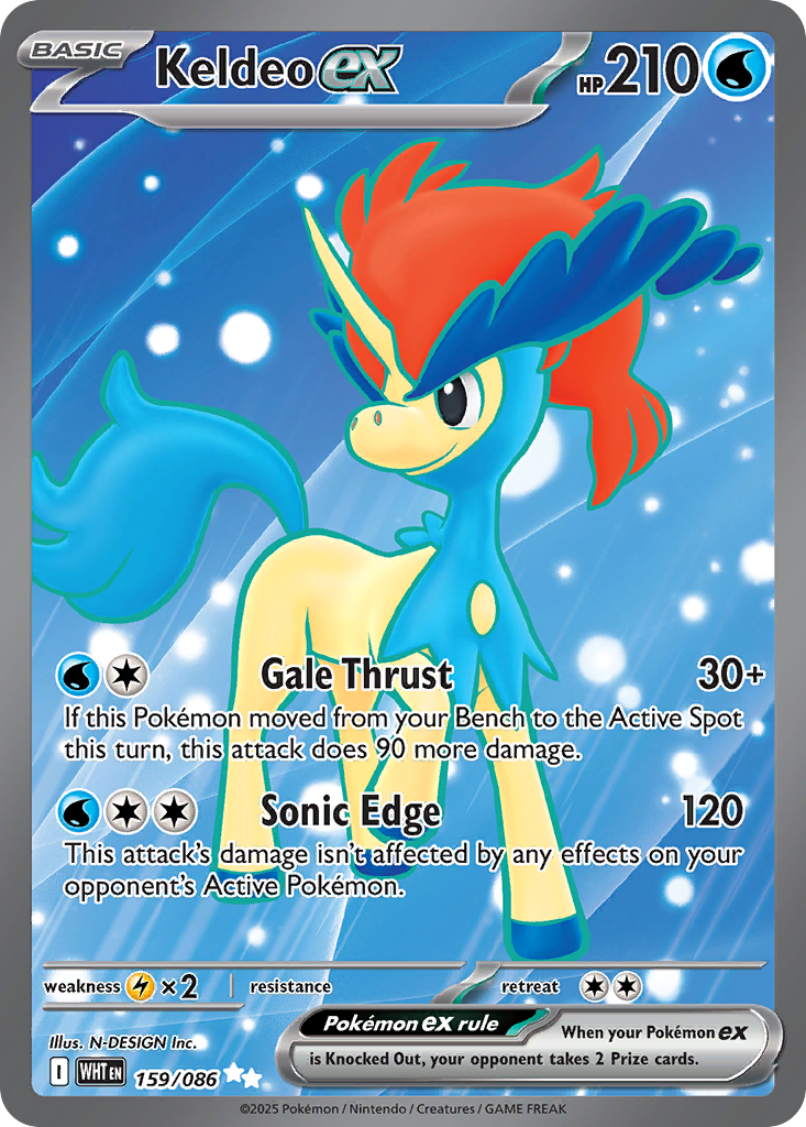 Keldeo ex 159 / 86