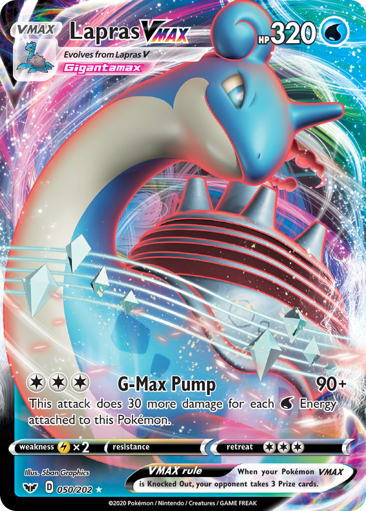 Lapras VMAX 50 / 202