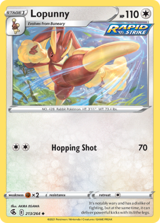 Lopunny 213 / 264