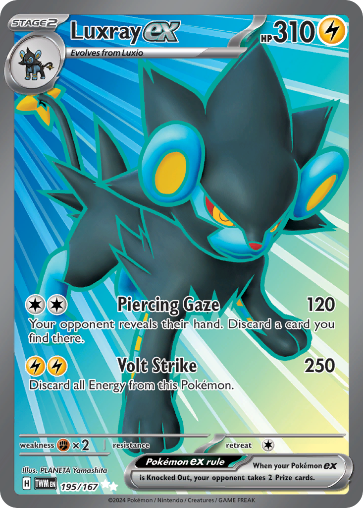 Luxray ex 195 / 167