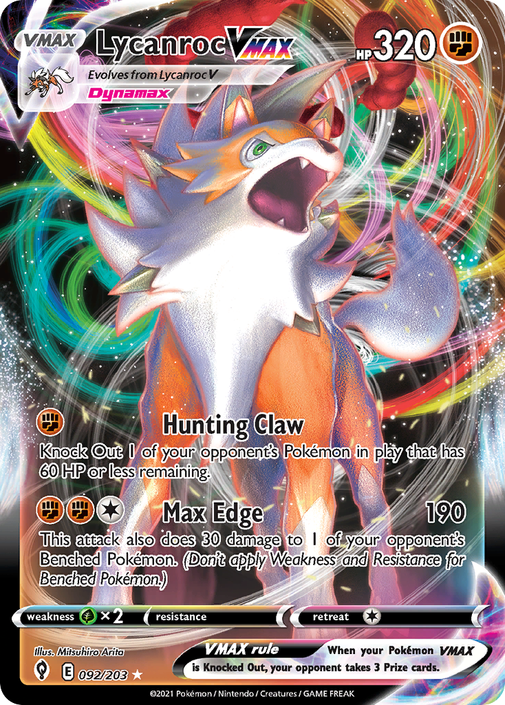 Lycanroc VMAX 92 / 203