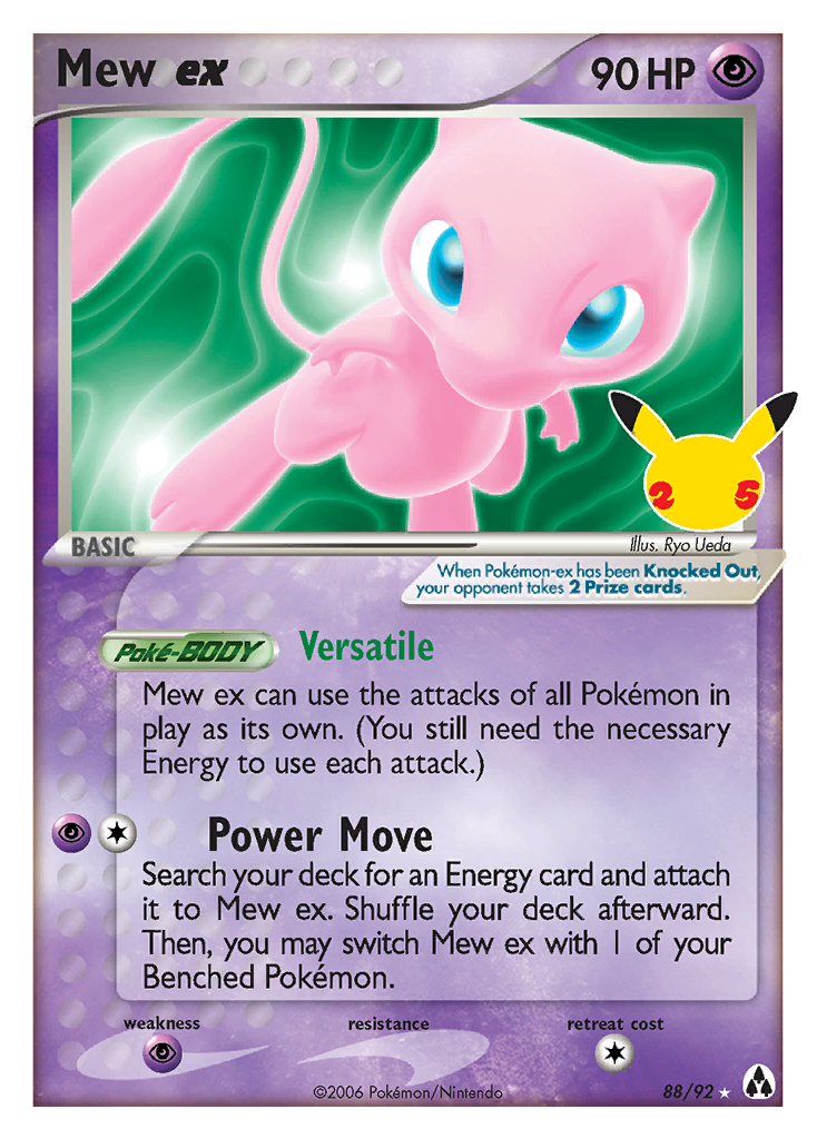 Mew ex 88 / 25