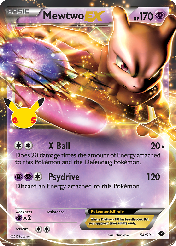 Mewtwo-EX 54 / 25