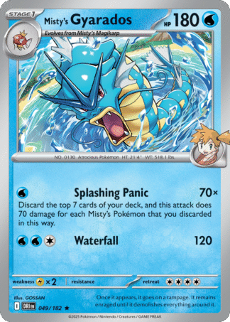 Misty’s Gyarados 49 / 182