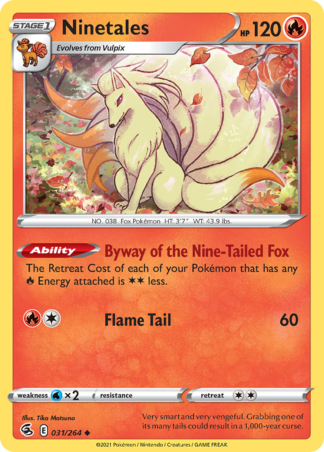 Ninetales 31 / 264